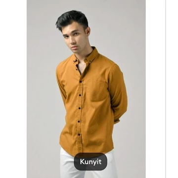 Kemeja Polos Pria Dewasa Lengan Panjang Warna Sage Kemeja Pria Polos Premium