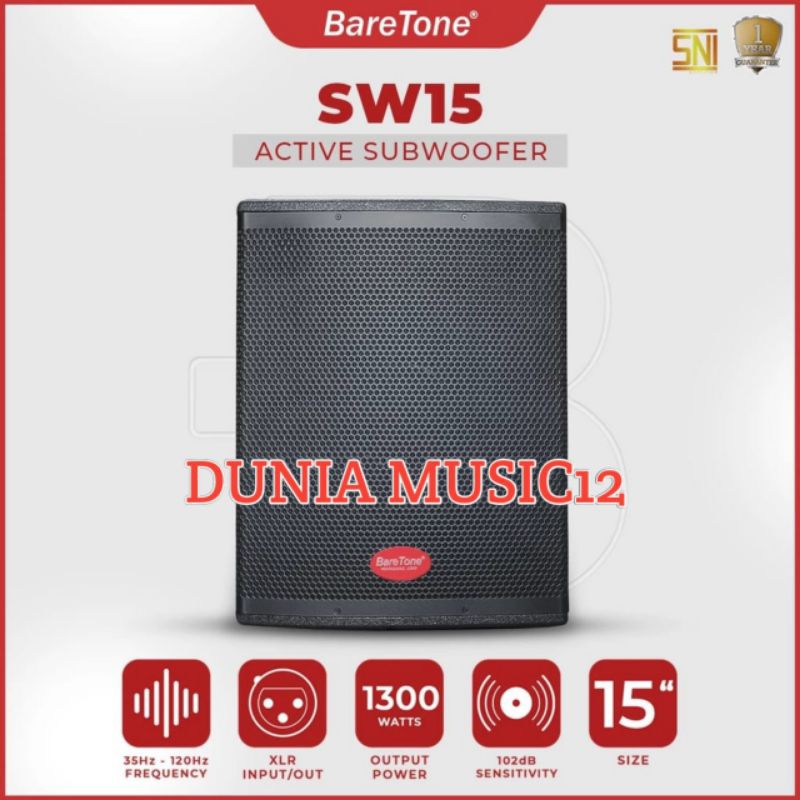 Jual Subwoofer Baretone Sw15 Original Subwoofer Baretone 15inch ...