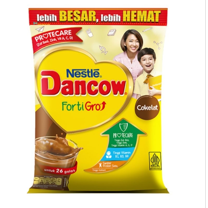 Jual Nestle Dancow Fortigro susu bubuk rasa cokelat 1 KG | Shopee Indonesia