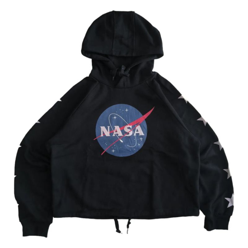 Jual Hoodie NASA crop original official space archive international x frank stone Shopee Indonesia