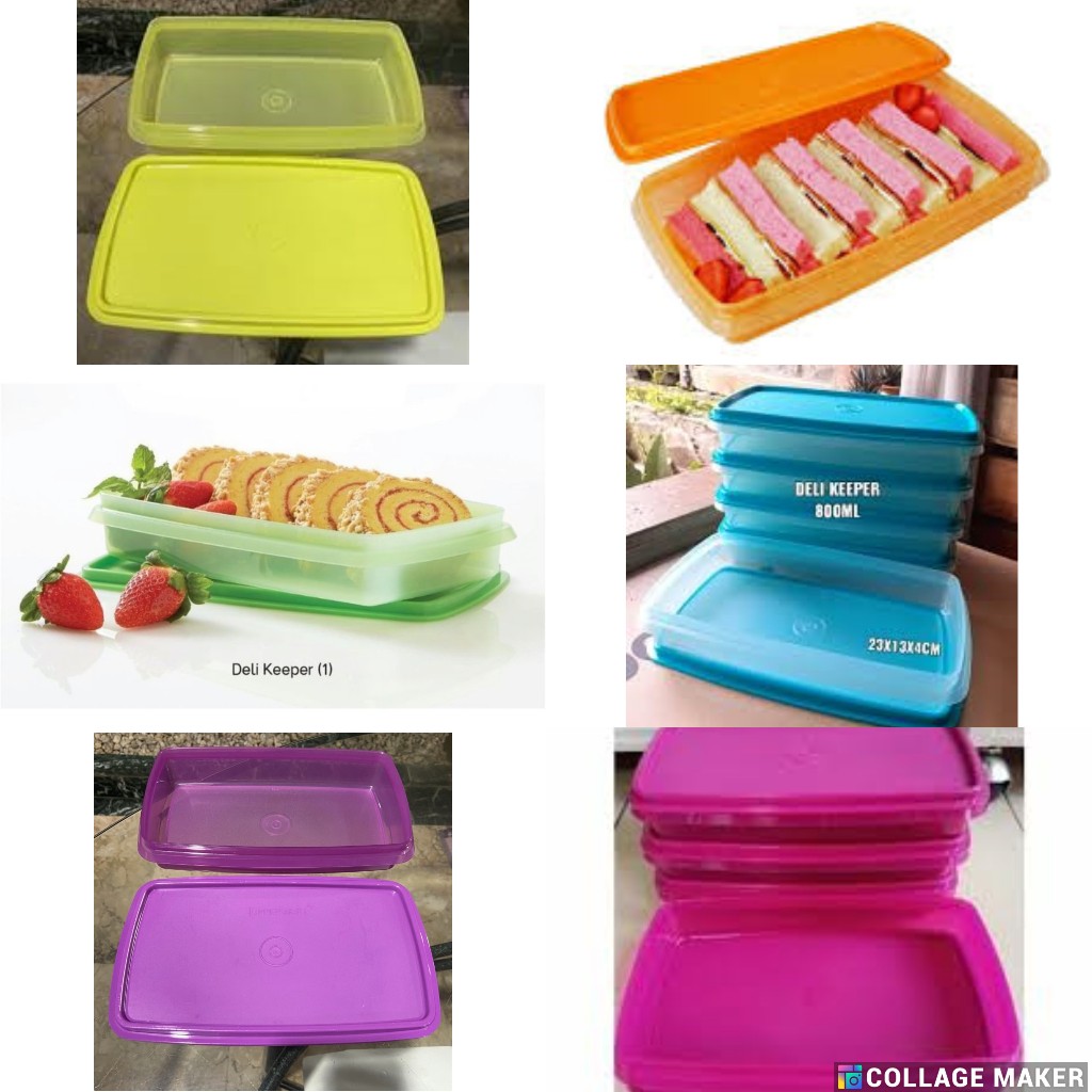 Jual deli keeper tupperware tempat kue lapis | Shopee Indonesia
