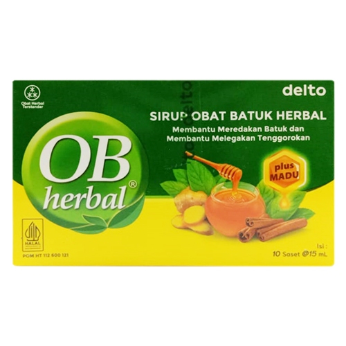 Jual OB HERBAL PLUS MADU 1 SASHEET / MASUK ANGIN / BATUK PILEK ...