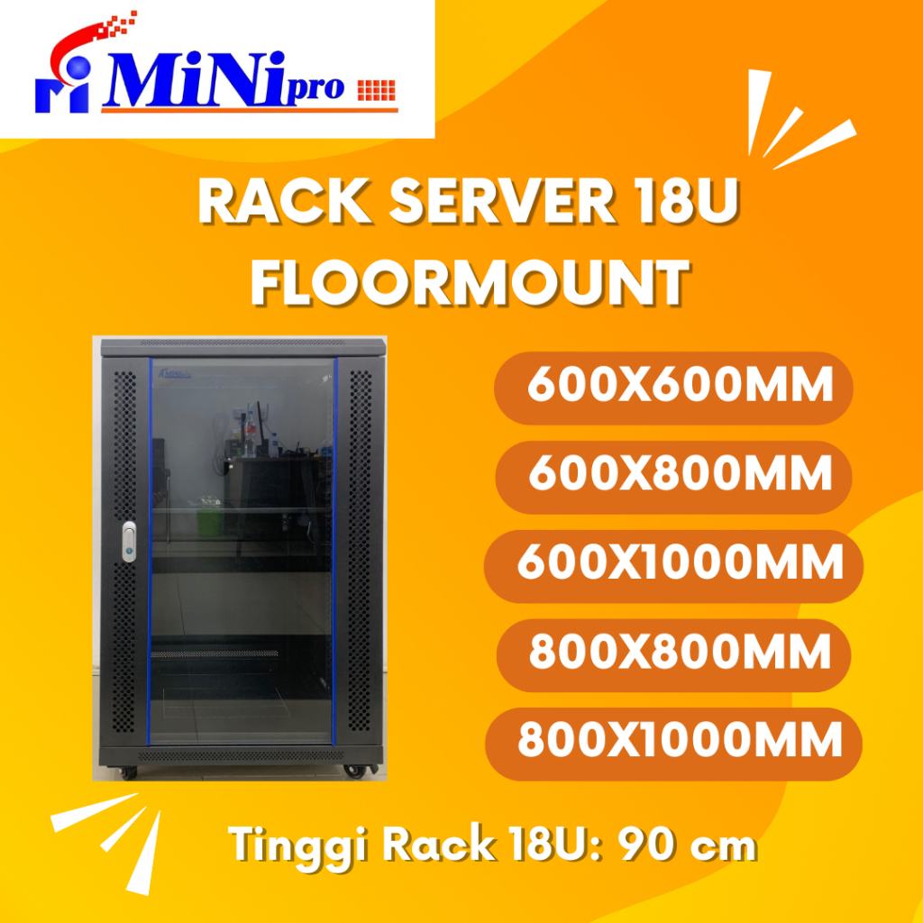 Jual FLOOR MOUNT RACK 18U | Shopee Indonesia