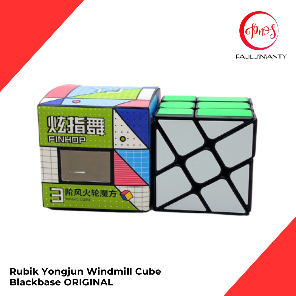 Jual [P] Rubik Windmill Yongjun Windmill Blackbase ORIGINAL | Shopee ...