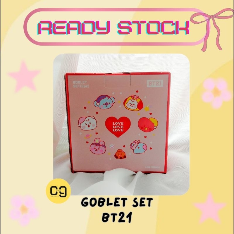 Jual READY STOCK BT21 GOBLET SET | Shopee Indonesia
