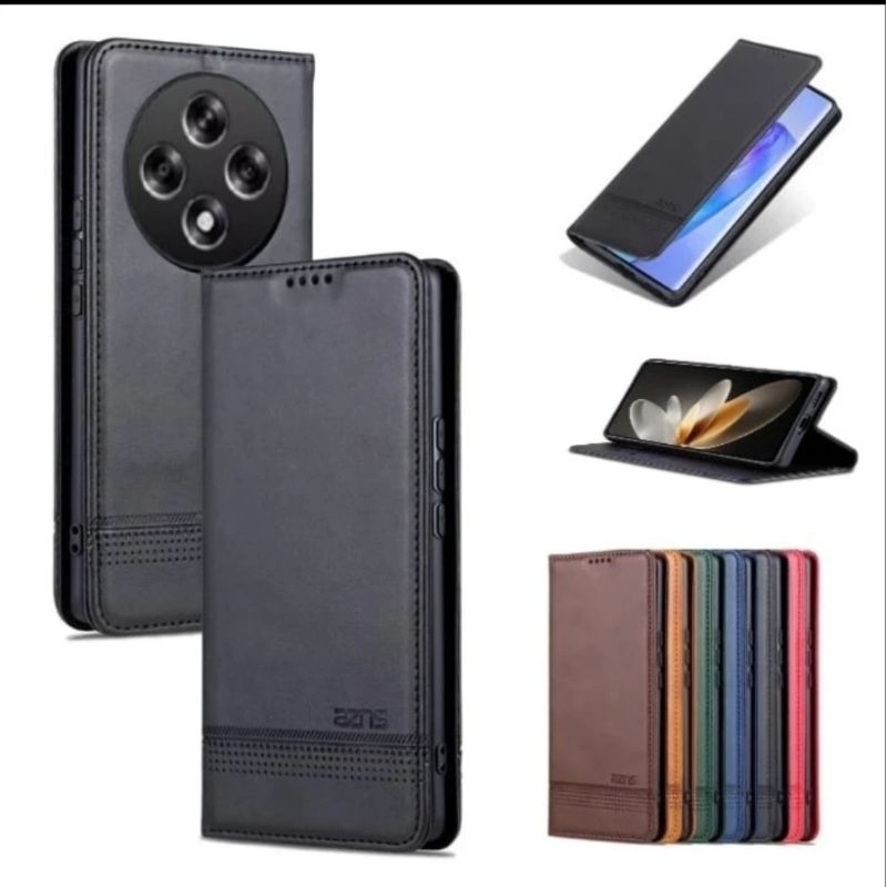 Casing For OPPO Reno 12 F 5G 2024 Luxury Leather Phone Case With Magnetic Car Holder Cover For Opporeno12f Reno 12f Protective Matter Case I3108510823 - View #13