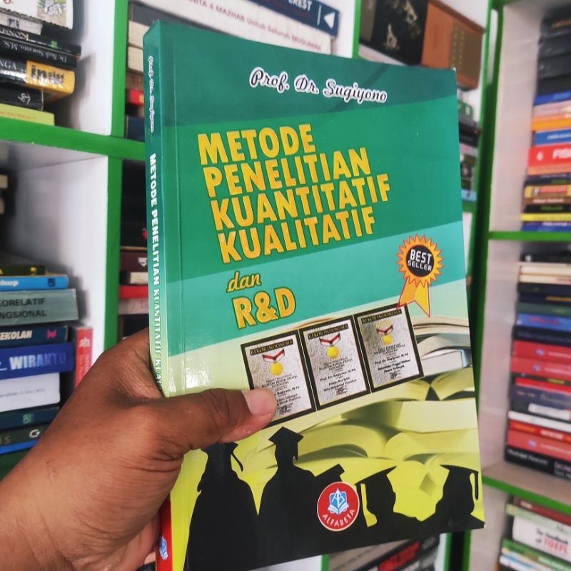 Jual (ori) buku metode penelitian kuantitatif kualitatif dan R&D ...