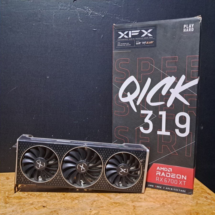 Jual XFX Radeon RX 6700 XT BLACK 12GB DDR6 SPEEDSTER QICK319 | Shopee ...
