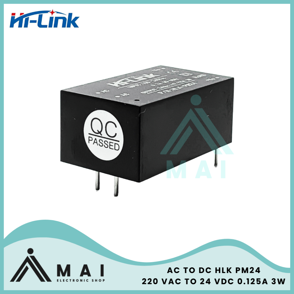 Jual Hi Link HLK-PM24 24V 3W AC to DC Isolated Power Supply Module ...