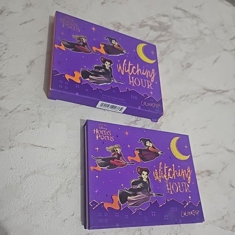 ColourPop Disney store Hocus Pocus Witching Hour Complete Set with Candle