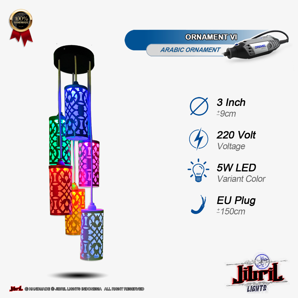 Jual Jibril Lights Lampu Hias Gantung Ornament VI | Shopee Indonesia