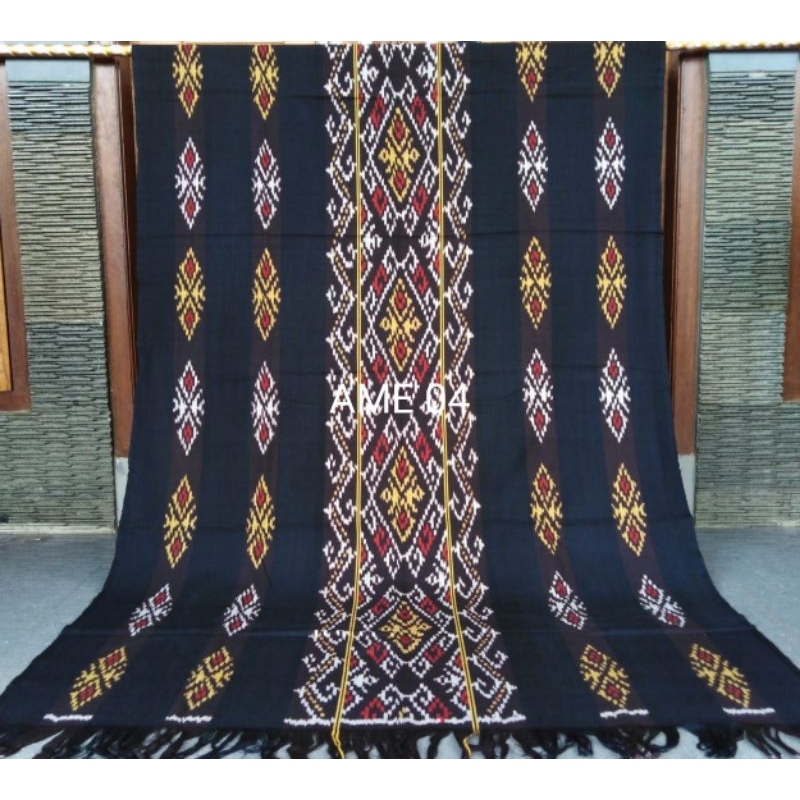 Jual Kain Tenun Ikat Blanket Motif Maumere Rote Ntt Lombok | Shopee ...