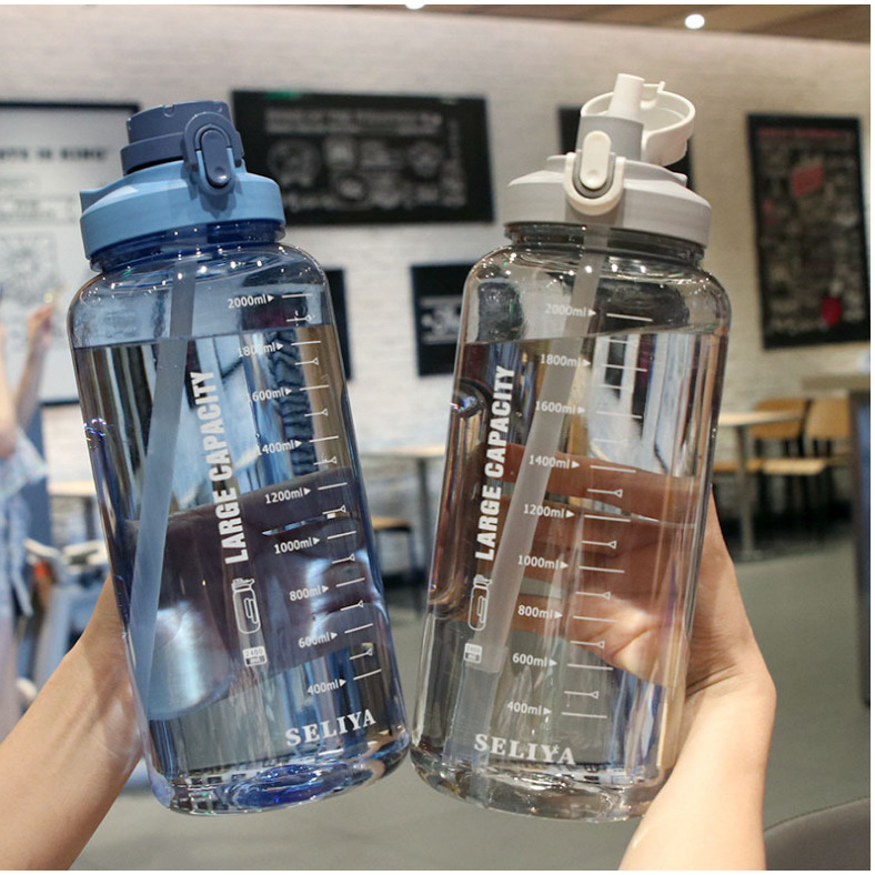 Jual Botol Minum Bening SELIYA Jumbo Botol Sport Buat Sekolah Kantor ...