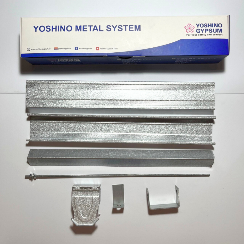Jual Sample Material Rangka Metal Furing System Gypsum Yoshino Metal ...