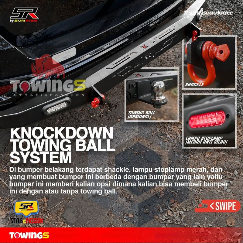Jual Towing Hitch Bull Bar Bumper Fortuner - Pelindung Bemper kijang ...
