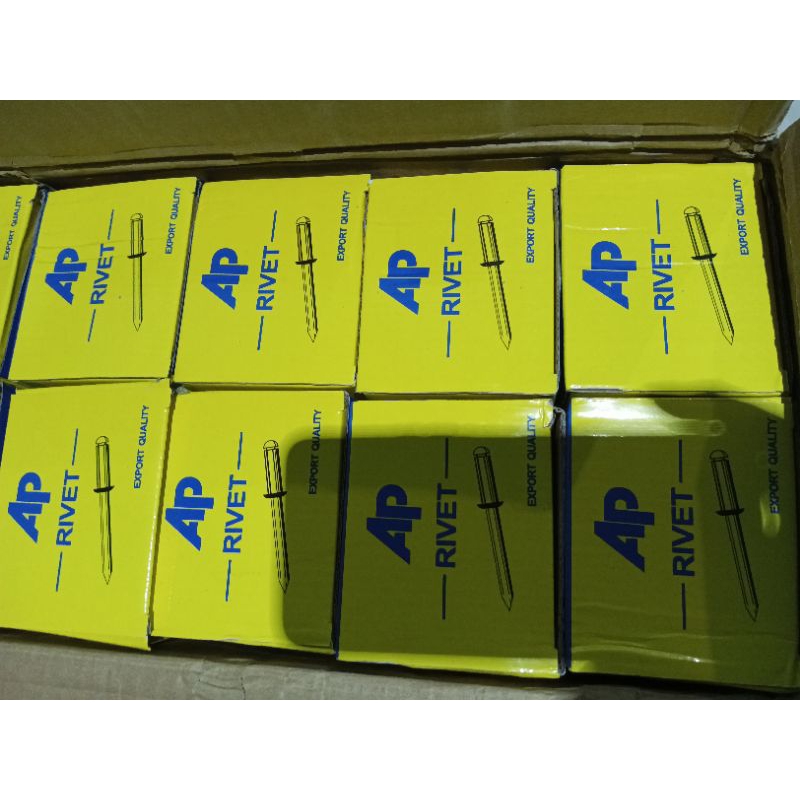 Jual Paku Rivet AP 540 4MM X 11MM isi 1000 pcs Paku tembak Hardcase ...