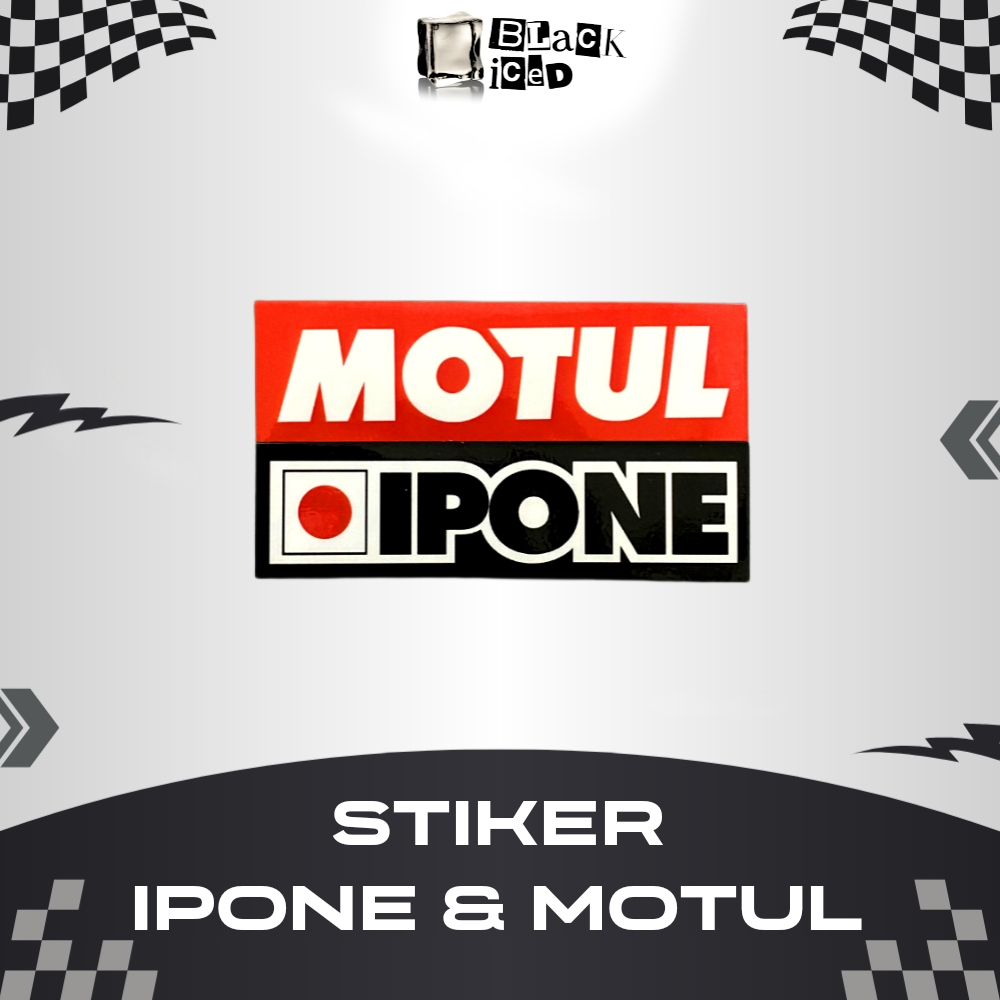 Jual STIKER STICKER IPONE STIKER MOTUL BAHAN VYNIL GLOSSY STICKER IPONE ...