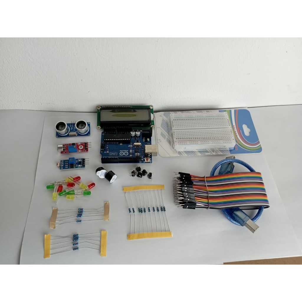 Jual KIT ARDUINO UNO R3 BASIC PAKET PEMBELAJARAN DASAR ARDUINO DIY ...