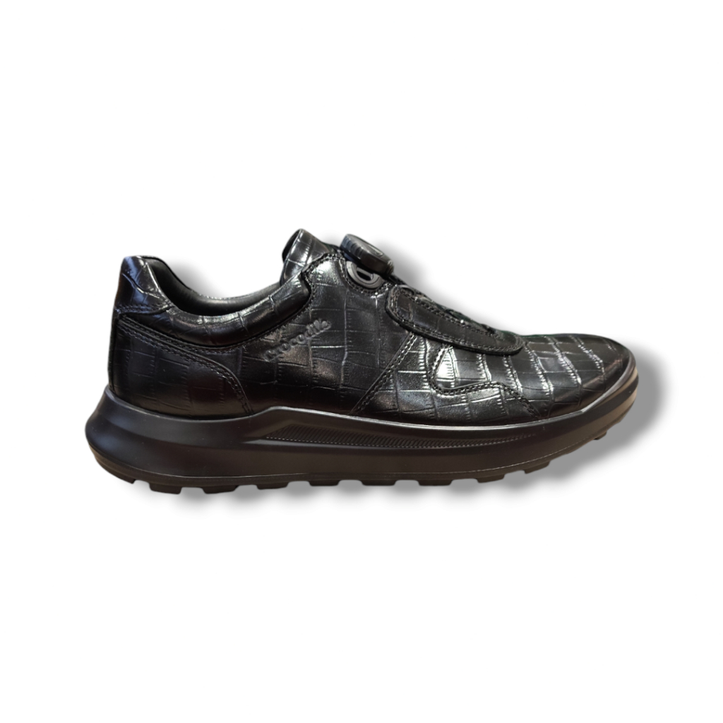 Jual Crocodile CR 3328 Fitgo Life Style Black Sepatu Pria | Shopee ...