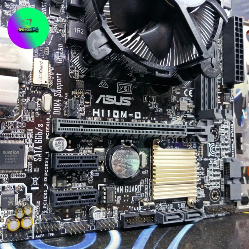 Jual PAKET Motherboard H110 Asus Processor Intel Core i3-6100 3,70GHz ...