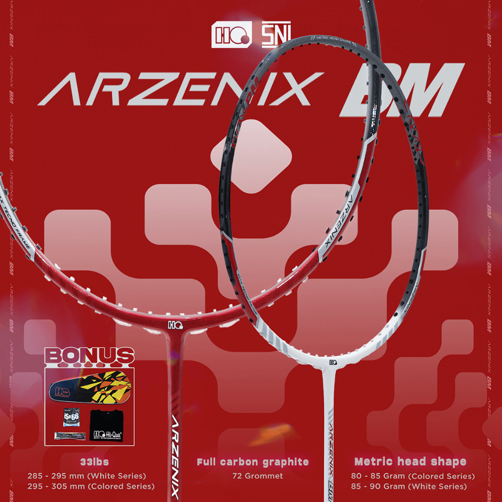 Jual Hi-Qua Raket Badminton Bulutangkis Arzenix BM | Shopee Indonesia