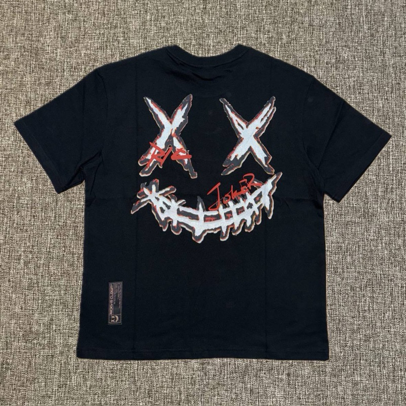 Jual Ricky Is Clown Silver Stamping Tee Black Original / RIC Baju Kaos ...