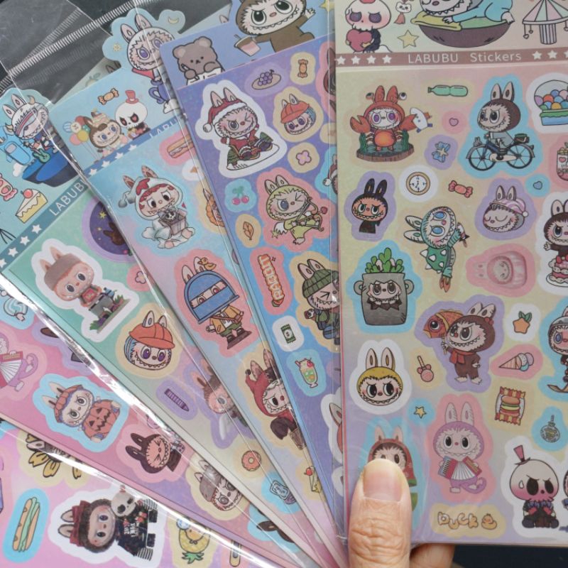 Jual Sticker hologram LABUBU | Shopee Indonesia