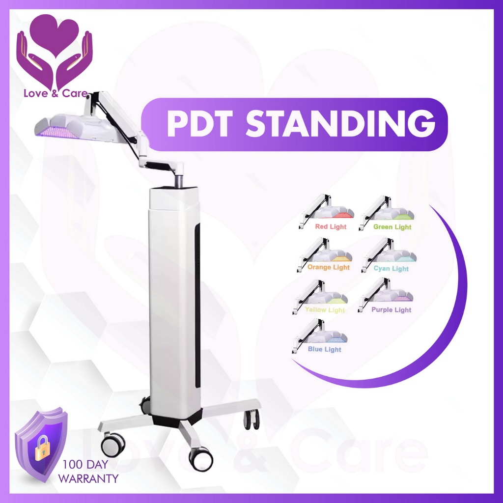 Jual PDT Light Standing 7 Warna Photo Dynamic LED Light Alat Kecantikan ...