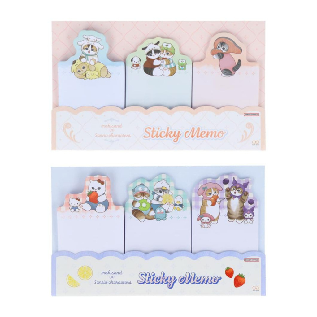 Jual Sticky Memo Mofusand x Sanrio Characters Sticky Note Penanda ...