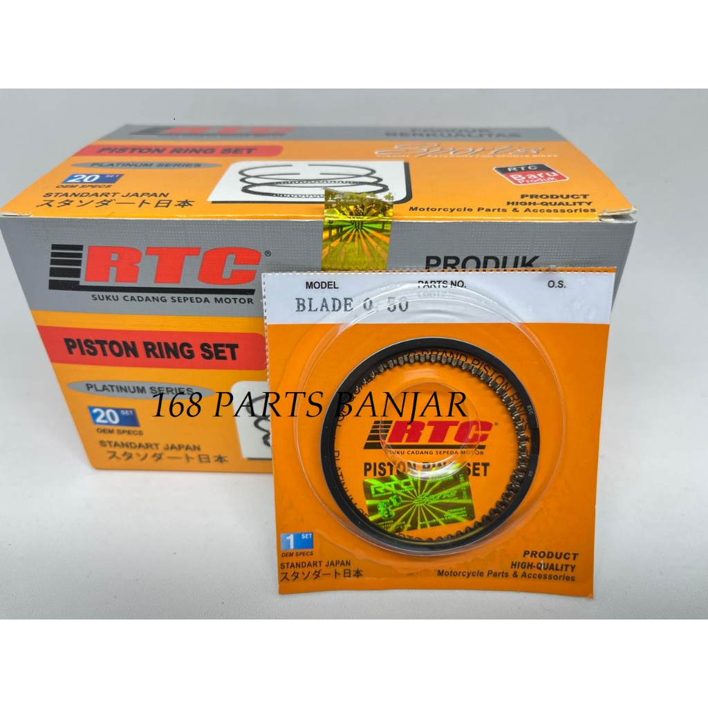 Jual Rtc Ring Piston Honda Blade / Revo Absolute Ukuran Std 25 50 75 ...