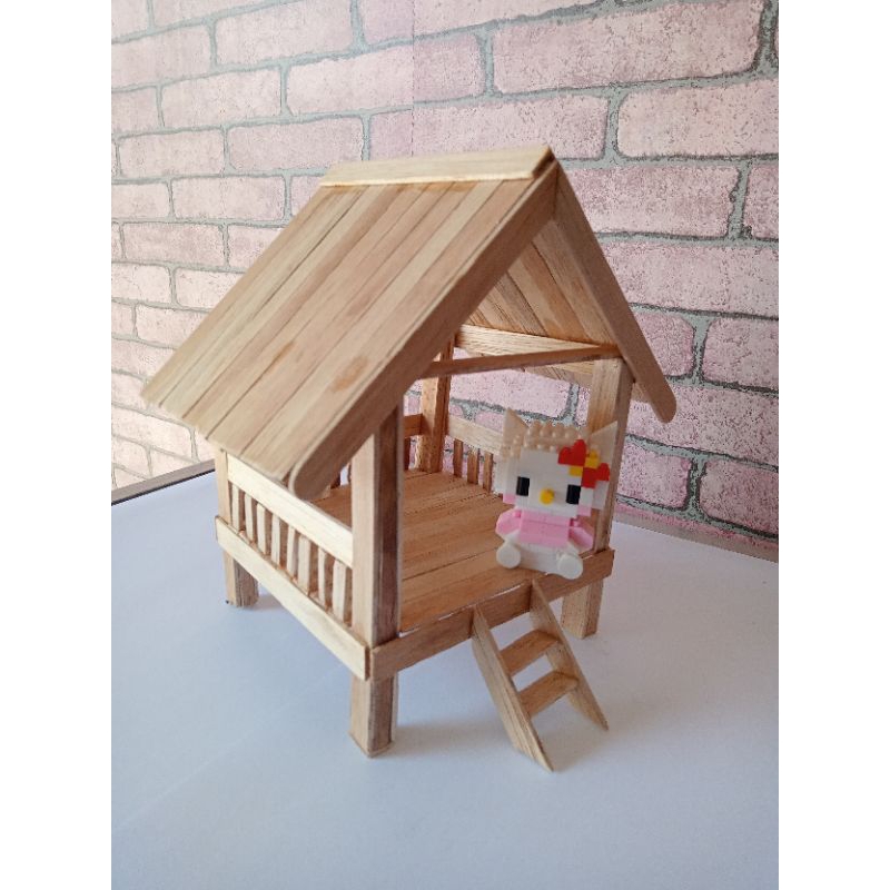 Jual miniatur pos ronda + brick hello kitty | Shopee Indonesia