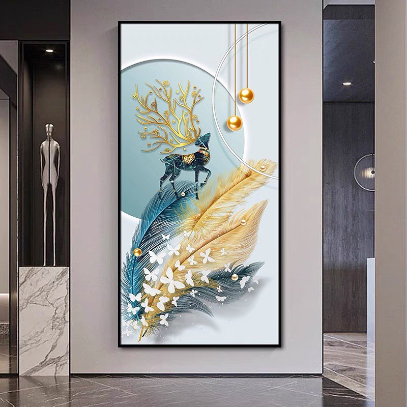 Jual Lukisan Dinding Diamond Crystal Painting 5 D Bentuk Persegi Frame ...