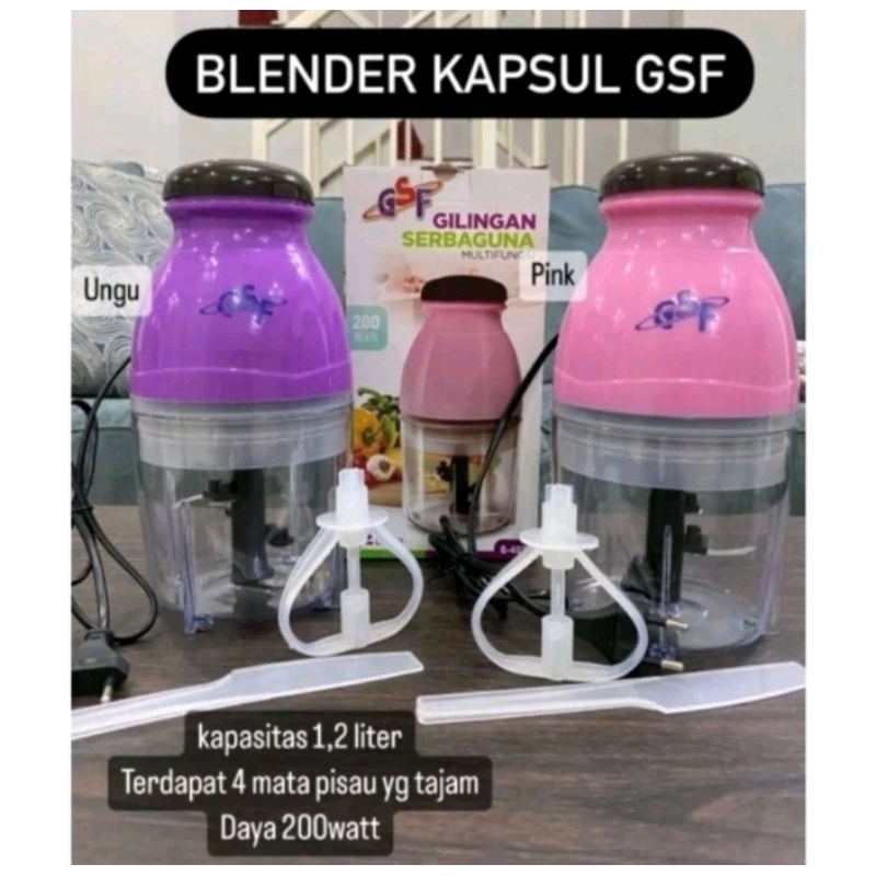Jual BLENDER CAPSUL GSF G-4077 blender kapsul gsf food processor gsf ...