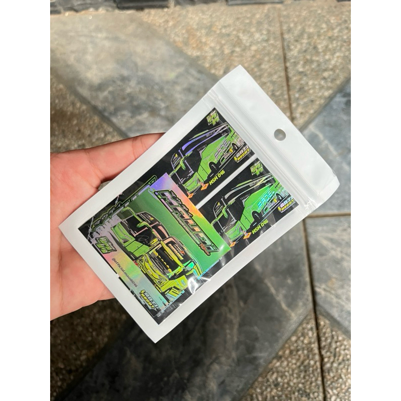 Jual STIKER BUS MSM MAUDI HOLOGRAM ASLI | Shopee Indonesia