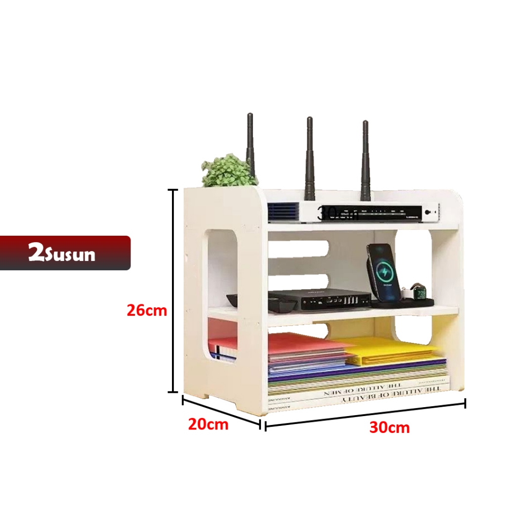 Jual Rak penempatan router rak kotak penyimpanan wifi rak penyimpanan ...