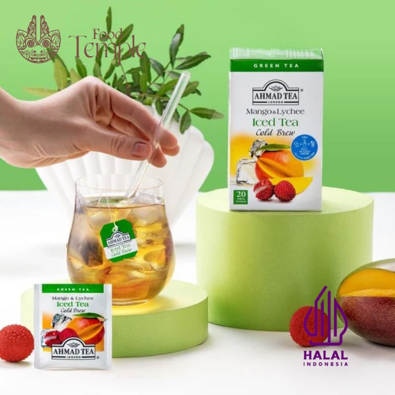 Jual Ahmad Tea Mango and Lychee Flavoured - Green Tea - Cold Brew ...