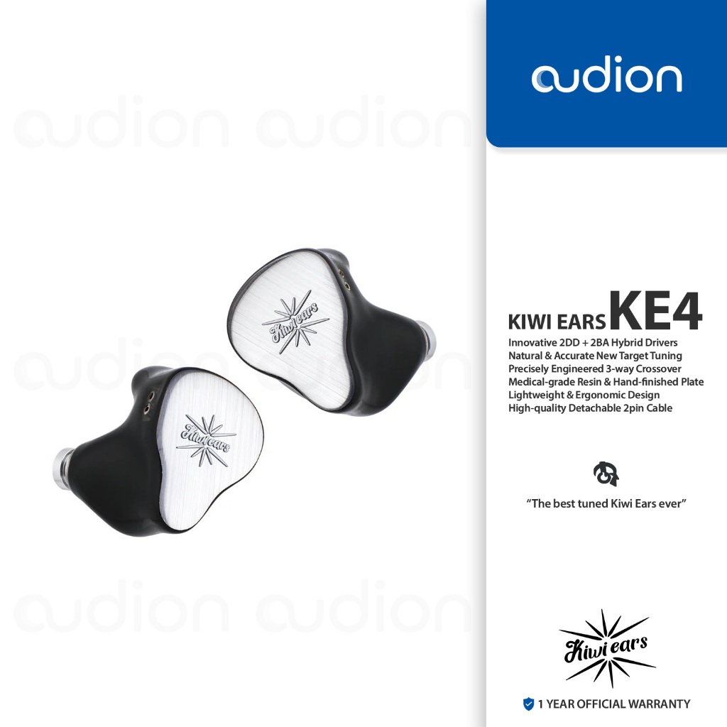 Jual Kiwi Ears KE4 New Tuning Target 2DD + 2BA Hybrid Driver Jual Kiwi Ears KE4 New Tuning Target 2DD + 2BA Hybrid Driver