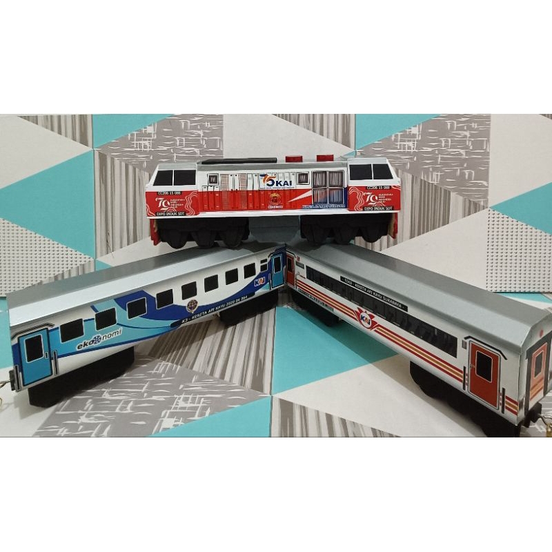 Jual CC206 kemerdekaan 79+2GERBONG - MINIATUR KERETA API KAYU SURABAYA ...