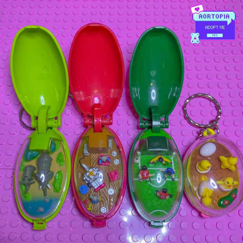 Jual VINTAGE TAKARA 1993 POCKET CRITTER SUPER RARE KEYCHAIN