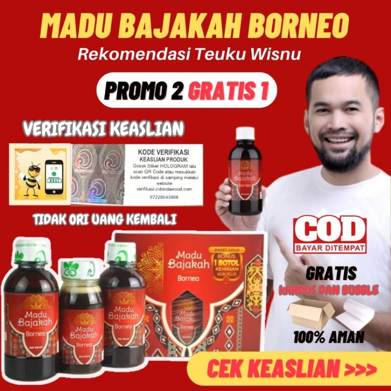 Madu Bajakah Borneo - 100% Original Bergaransi - Atasi Kanker, Tumor, Kista,