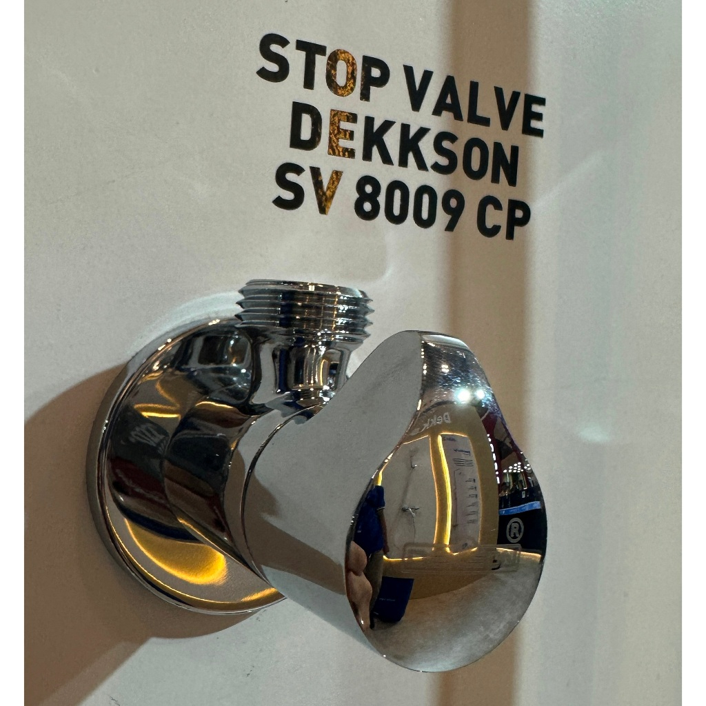 Jual STOP VALVE 1 OUT DEKKSON SV 8009 CP Stop Keran Brass 1 Arah Stop ...