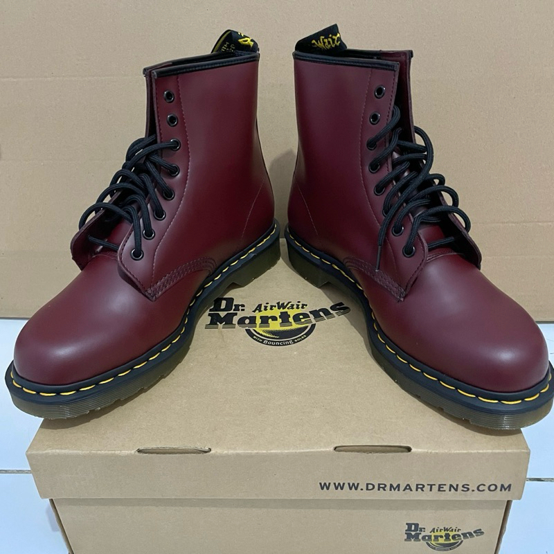 Jual Dr. Martens 1460 Cherry Red / Smooth Boots Cherry Red / Smooth ...