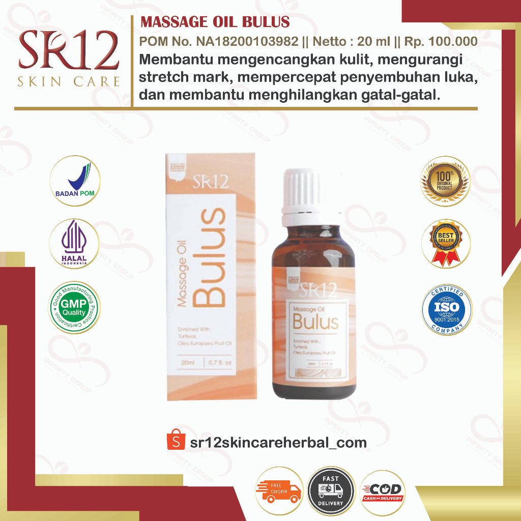 Jual MASSAGE OIL BULUS SR12 - Minyak Bulus | Shopee Indonesia