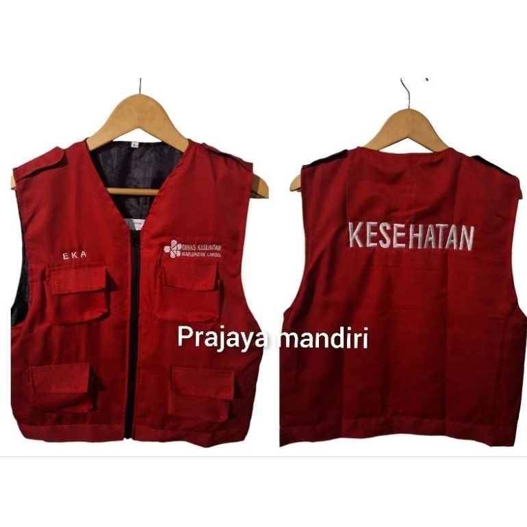 Jual ROMPI KEMENKES | ROMPI KESEHATAN | Costum Bordir | Shopee Indonesia