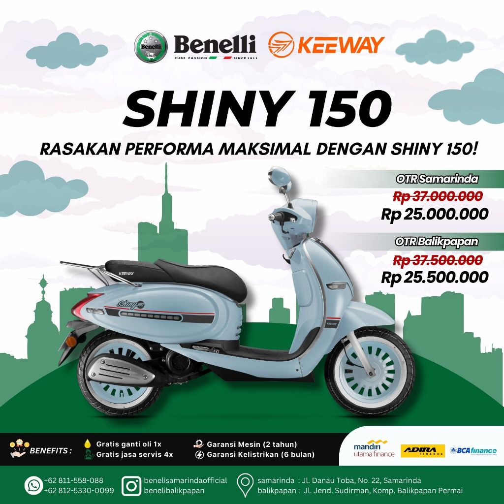Jual KEEWAY SHINY 150 SAMARINDA | Shopee Indonesia