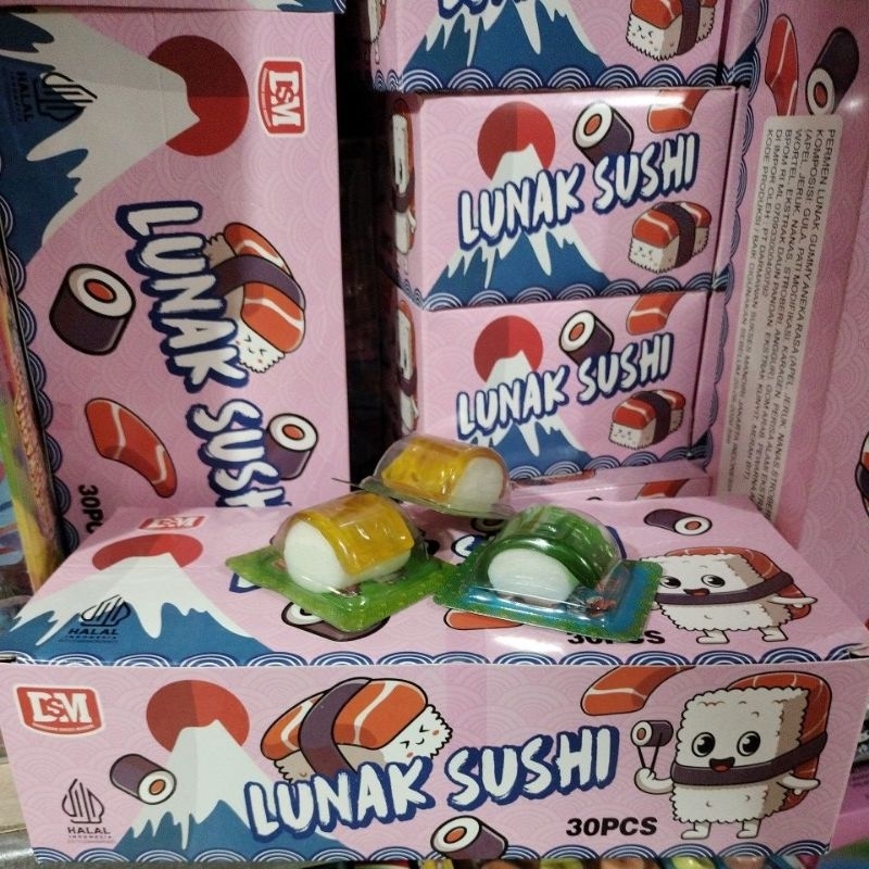 Jual PERMEN LUNAK SUSHI R. mix 1 BOX 30 pcs | Shopee Indonesia