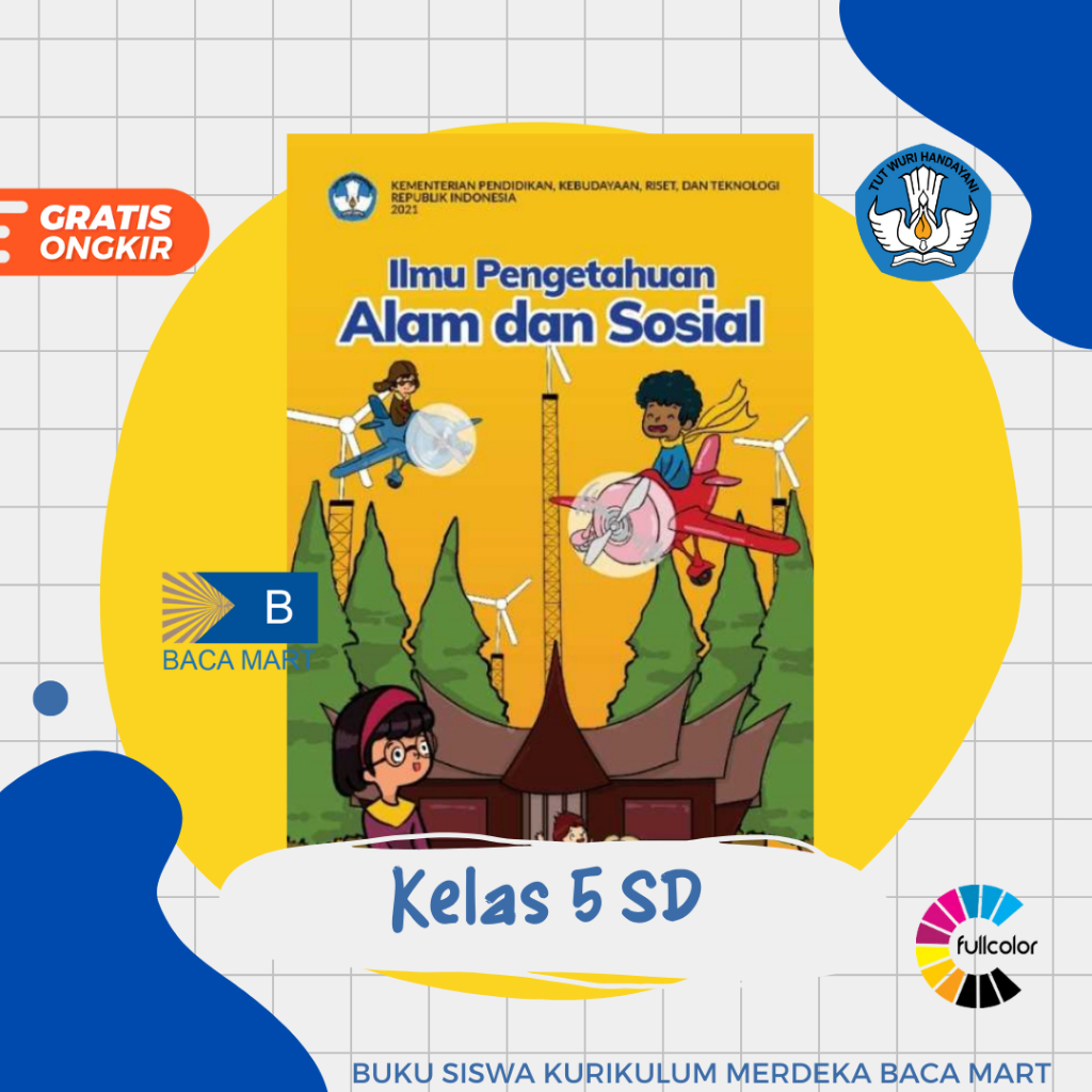 Jual Buku Siswa ILMU PENGETAHUAN ALAM DAN SOSIAL KELAS 5 SD Kurikulum ...
