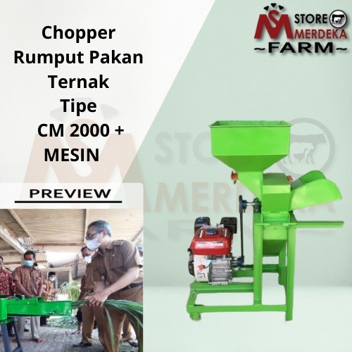 Jual Chopper Alat Cacah Rumput Pakan Ternak Sapi kambing Domba Tipe ...