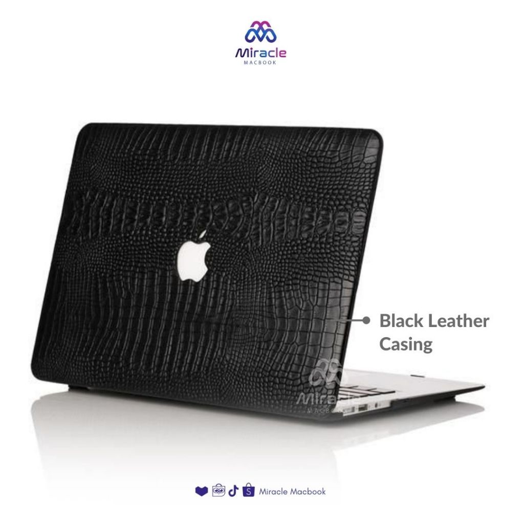 Jual Crocodile Leather Pattern Hard Case For MacBook Air 13 Inch M2 M3 ...