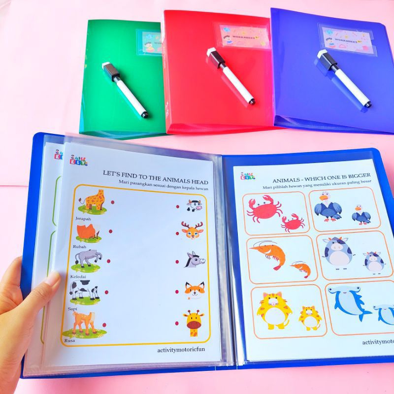 Jual Worksheet Aktivitas Pertama Anak Worksheet Anak PAUD/TK Tracing ...